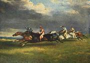 Theodore Gericault The 1821 Derby at Epsom oil